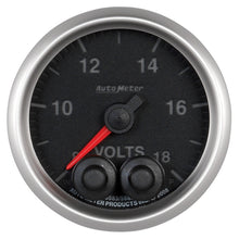 Laden Sie das Bild in den Galerie-Viewer, Autometer Elite 52.4mm Peak &amp; Warn w/ Electronic Control 8-18 Volt Voltmeter