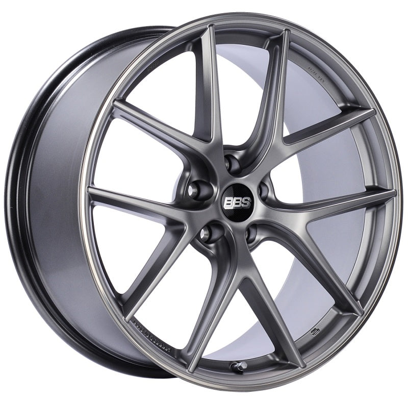 BBS CI-R 20x11.5 5x120 ET52 Platinum Gloss Rim Protector Wheel -82mm PFS/Clip Required