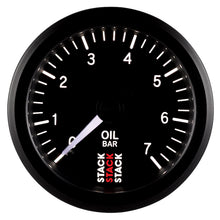 Carica l&#39;immagine nel visualizzatore di Gallery, Autometer Stack Instruments 52mm 0-7 BAR M10 (M) Mechanical Oil Pressure Gauge - Black