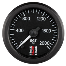 Laden Sie das Bild in den Galerie-Viewer, Autometer Stack 52mm 0-2000 Deg F Pro Stepper Motor Exhaust Gas Temp Gauge - Black