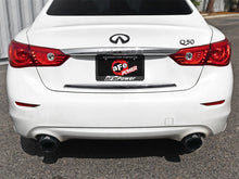 Cargar imagen en el visor de la galería, aFe Takeda 2.5in 304 SS Axle-Back Exhaust w/ Black Tips 16-18 Infiniti Q50 V6-3.0L (tt)