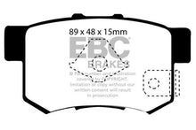 Charger l&#39;image dans la galerie, EBC 05-06 Honda CR-V 2.4 Greenstuff Rear Brake Pads