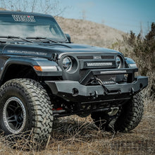 गैलरी व्यूवर में इमेज लोड करें, Westin 18-20 Jeep Wrangler WJ2 Full Width Front Bumper w/LED Light Bar Mount Textured Black