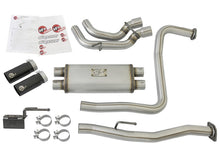 Carica l&#39;immagine nel visualizzatore di Gallery, aFe Rebel Series 3in 409 SS Cat-Back Exhaust w/ Black Tips 04-15 Nissan Titan V8 5.6L