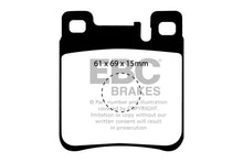 Charger l&#39;image dans la galerie, EBC 05-06 Chrysler Crossfire 3.2 SRT6 Ultimax2 Rear Brake Pads