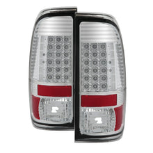 Load image into Gallery viewer, Xtune Ford Super Duty 08-15 LED Tail Lights Chrome ALT-JH-FS08-LED-C