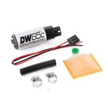 Charger l&#39;image dans la galerie, DeatschWerks 265 LPH DW65C Series Compact Fuel Pump w/o Mounting Clips (w/ Universal Install Kit)