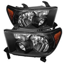 Carica l&#39;immagine nel visualizzatore di Gallery, Xtune Toyota Tundra 07-13 / Toyota Sequoia 08-13 OEM Style Headlights Black HD-JH-TTU07-AM-BK