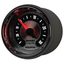 Cargar imagen en el visor de la galería, Autometer American Muscle 52mm Full Sweep Electric 30 In Hg.-Vac/30PSI Boost Vacuum Gauge