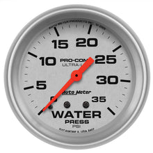 Carica l&#39;immagine nel visualizzatore di Gallery, Autometer 66.7mm 35 PSI Mechanical Water Pressure Gauge