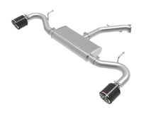 Cargar imagen en el visor de la galería, aFe Takeda 2.5in 409 SS Axle-Back Exhaust System Carbon Fiber 18-20 Hyundai Elantra GT L4-1.6L(t)