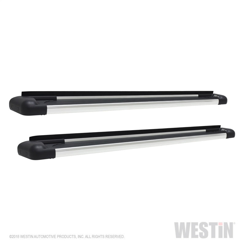 Westin SG6 Polished Aluminum Running Boards 79 in