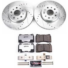 Charger l&#39;image dans la galerie, Power Stop 14-18 Cadillac CTS Front Z26 Street Warrior Brake Kit