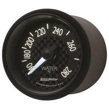 Laden Sie das Bild in den Galerie-Viewer, Autometer GT Series 52mm Mechanical 140-280 Deg F Water Temperature Gauge