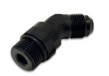 Cargar imagen en el visor de la galería, Vibrant -8AN Male to Male -8AN Straight Cut 45 Degree Adapter Fitting - Anodized Black