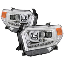 Charger l&#39;image dans la galerie, xTune 14-17? Toyota Tundra DRL LED Light Bar Projector Headlights - Chrome (PRO-JH-TTU14-LB-C)