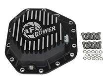 Carica l&#39;immagine nel visualizzatore di Gallery, aFe Power Pro Series Rear Differential Cover Black w/Machined Fins 17-19 Ford Diesel Trucks V8-6.7L