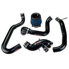 Cargar imagen en el visor de la galería, Injen 03-06 Evo 8/9/MR Cast Aluminum Intake System w/ Full Intercooler Piping Black Short Ram Intake