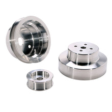 Laden Sie das Bild in den Galerie-Viewer, BBK 88-95 GM Truck 4.3 5.0 5.7 Underdrive Pulley Kit - Lightweight CNC Billet Aluminum (3pc)