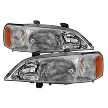 Charger l&#39;image dans la galerie, Xtune Acura Tl 1999-2001 OEM Style Headlights Chrome HD-JH-ATL99-AM-C