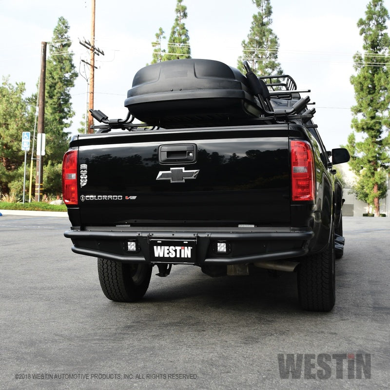 Westin 15-22 Chevrolet Colorado Outlaw Rear Bumper - Textured Black