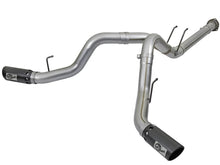 Carica l&#39;immagine nel visualizzatore di Gallery, aFe Large Bore-HD 4in 409 Stainless Steel DPF-Back Exhaust w/Black Tip 2017 Ford Diesel V8 6.7L (td)