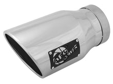 Carica l&#39;immagine nel visualizzatore di Gallery, aFe Diesel Exhaust Tip Bolt On Black 5in Inlet x 7in Outlet x 12in - Right