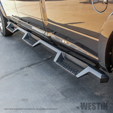 Carica l&#39;immagine nel visualizzatore di Gallery, Westin/HDX 19-20 Ram 2500/3500 Crew Cab (8ft Bed) Drop Wheel to Wheel Nerf Step Bars - Txt Black