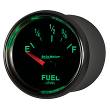 Laden Sie das Bild in den Galerie-Viewer, Autometer GS 52mm 0-90 ohms Short Sweep Electronic Fuel Level GM Gauge