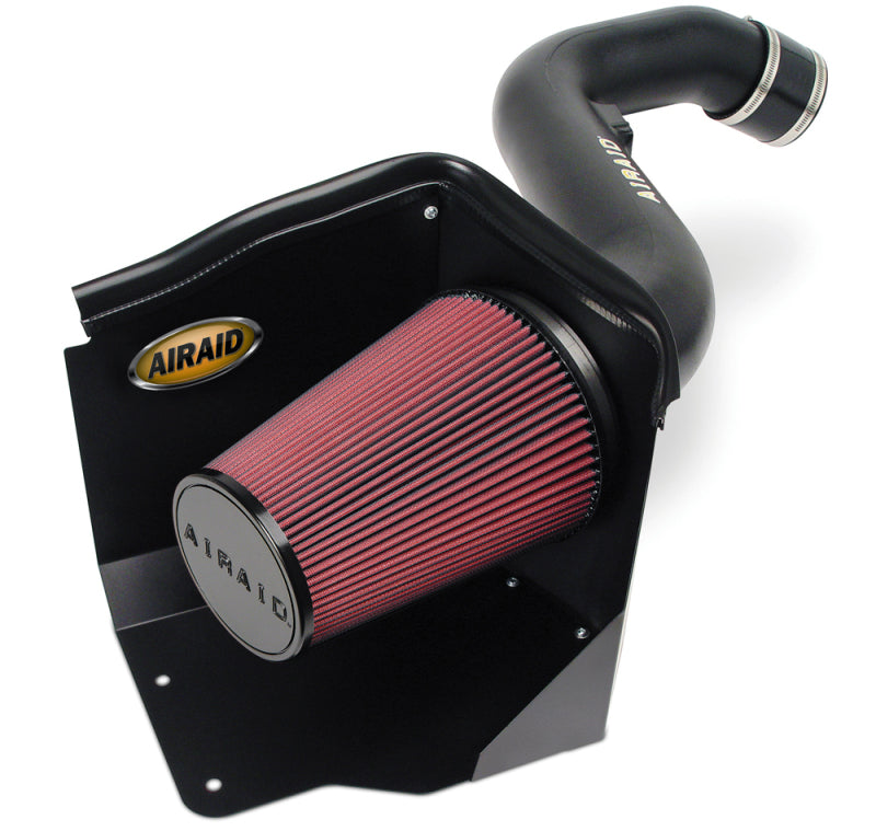 Airaid 2007 Chevy Duramax/04-05 GMC Duramax 6.6L LLY CAD Intake System w/ Tube (Oiled / Red Media)