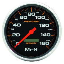 Carica l&#39;immagine nel visualizzatore di Gallery, Autometer Pro-Comp 3 3/8in 160mph Electric Speedometer w/ LCD Odometer