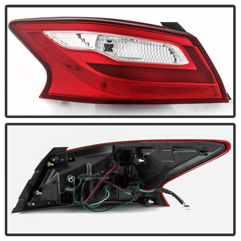 xTune 16-18 Nissan Altima 4DR Driver Side Tail Light - OEM Outter Left (ALT-JH-NA16-4D-OE-OL)