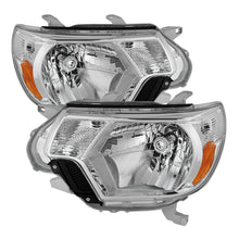 Carica l&#39;immagine nel visualizzatore di Gallery, Xtune Toyota Tacoma 2012-2015 OEM Style Headlights Chrome HD-JH-TTA12-AM-C