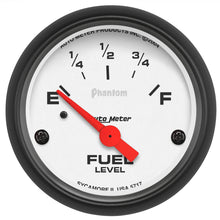 Carica l&#39;immagine nel visualizzatore di Gallery, Autometer Phantom 2-1/16 inch Fuel Level Gauge