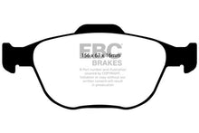 Charger l&#39;image dans la galerie, EBC 02-04 Ford Focus 2.0 SVT Redstuff Front Brake Pads