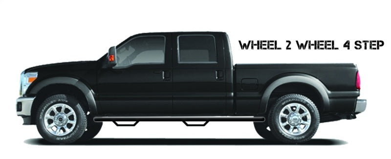 N-Fab Nerf Step 10-17 Dodge Ram 1500 14-15.5 2500/3500 Crew Cab 6.4ft Bed - Tex. Black - W2W - 3in