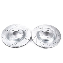 Laden Sie das Bild in den Galerie-Viewer, Power Stop 05-10 Chrysler 300 Front Evolution Drilled &amp; Slotted Rotors - Pair