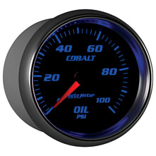 Carica l&#39;immagine nel visualizzatore di Gallery, Autometer Cobalt 66mm 0-100 PSI Oil Pressure Gauge