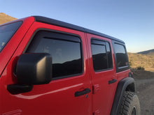 Laden Sie das Bild in den Galerie-Viewer, EGR 2018 Jeep Wrangler JL SlimLine In-Channel WindowVisors Set of 4 - Matte Black