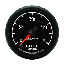 Laden Sie das Bild in den Galerie-Viewer, Autometer ES 2-1/16in 0-280 ohms Programmable Fuel Level Gauge