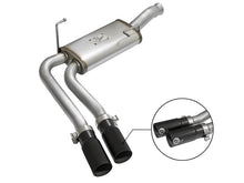 Laden Sie das Bild in den Galerie-Viewer, aFe Rebel Series CB Middle-Side Exit SS Exhaust w/ Black Tips 09-16 GM Silverado/Sierra V6/V8