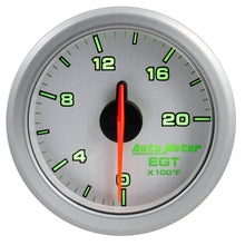 Cargar imagen en el visor de la galería, Autometer Airdrive 2-1/16in EGT Gauge 0-2000 Degrees F - Silver