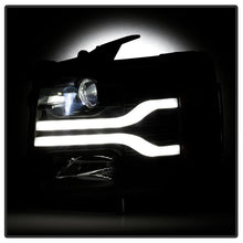 Load image into Gallery viewer, Spyder Chevy Silverado 1500 07-13/2500HD/3500HD 07-14 LED Black PRO-YD-CS07V3PL-BK