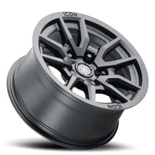 Charger l&#39;image dans la galerie, ICON Vector 5 17x8.5 5x5 -6mm Offset 4.5in BS 71.5mm Bore Satin Black Wheel