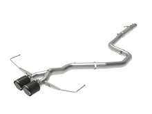 Charger l&#39;image dans la galerie, aFe Takeda Exhaust Cat-Back 19-20 Hyundai Veloster 304SS Carbon Fiber Dual Tips Exhaust