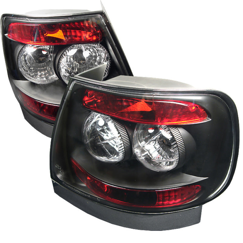 Spyder Audi A4 96-01 Euro Style Tail Lights Black ALT-YD-AA496-BK