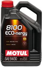 Charger l&#39;image dans la galerie, Motul 5L Synthetic Engine Oil 8100 5W30 ECO-NERGY - Ford 913C - Case of 4