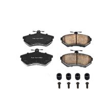 Cargar imagen en el visor de la galería, Power Stop 95-02 Volkswagen Cabrio Front Z17 Evolution Ceramic Brake Pads w/Hardware