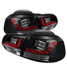 Cargar imagen en el visor de la galería, Spyder Volkswagen Golf/GTI 10-13 LED Tail Lights Black ALT-YD-VG10-LED-BK