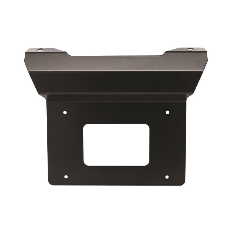 Westin License Plate Relocator Bottom Mount - Black